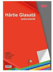 Hartie glasata lucioasa, 24x34 cm autocolanta lucioasa - imagine 3